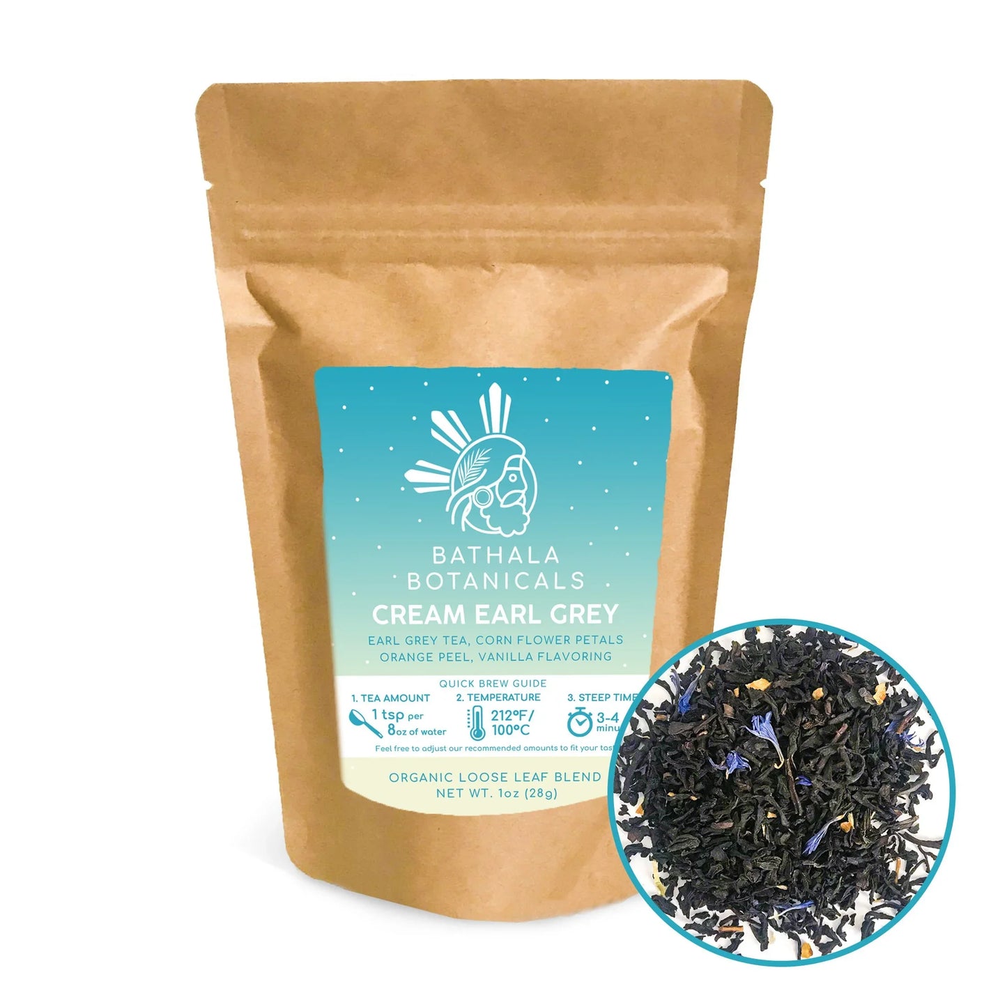 Flavorful Loose Leaf Black Tea Starter Kit Set Bathala Botanicals - Organic Tea Variety Gift Pack - Tea Gift Box Set with Hex Tea Strainer