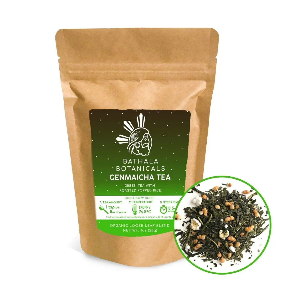 Loose Leaf Green Tea Assortments Sampler Pack Bathala Botanicals - Choose Any 3 or All 6 - Tea Variety Pack - Tea Sample Pack - Tea Gift Set - Bathala Botanicals