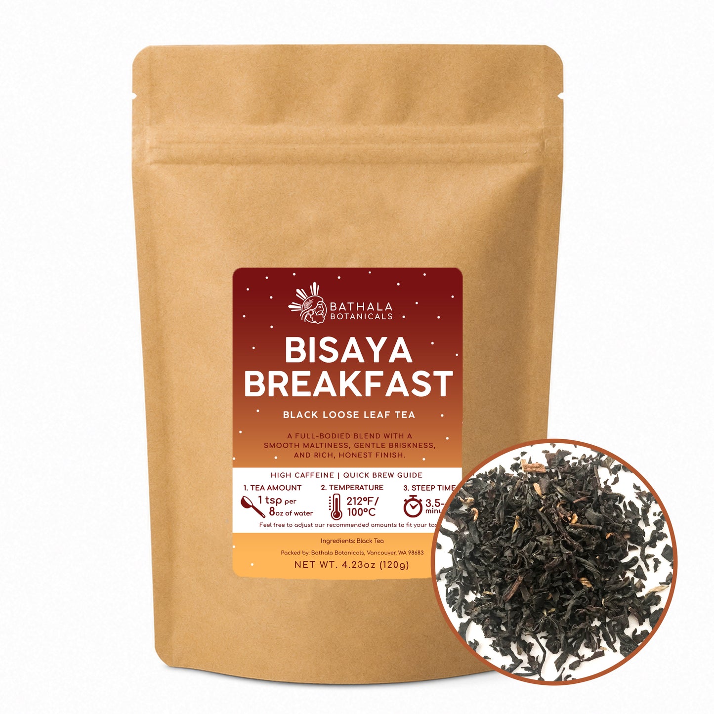Bisaya Breakfast – Bold Loose Leaf Morning Black Tea Blend