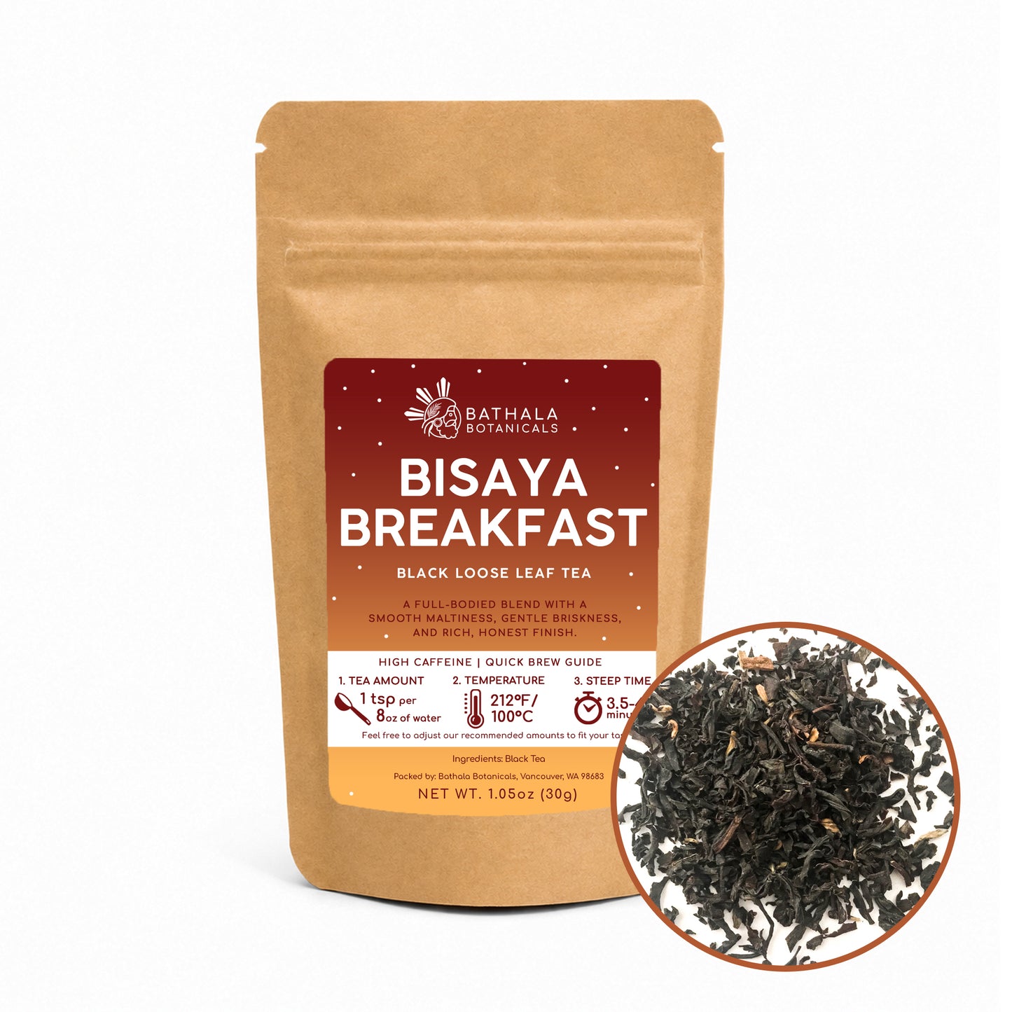 Bisaya Breakfast – Bold Loose Leaf Morning Black Tea Blend