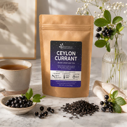 Ceylon Currant – Loose Leaf Black Tea with Black Currant