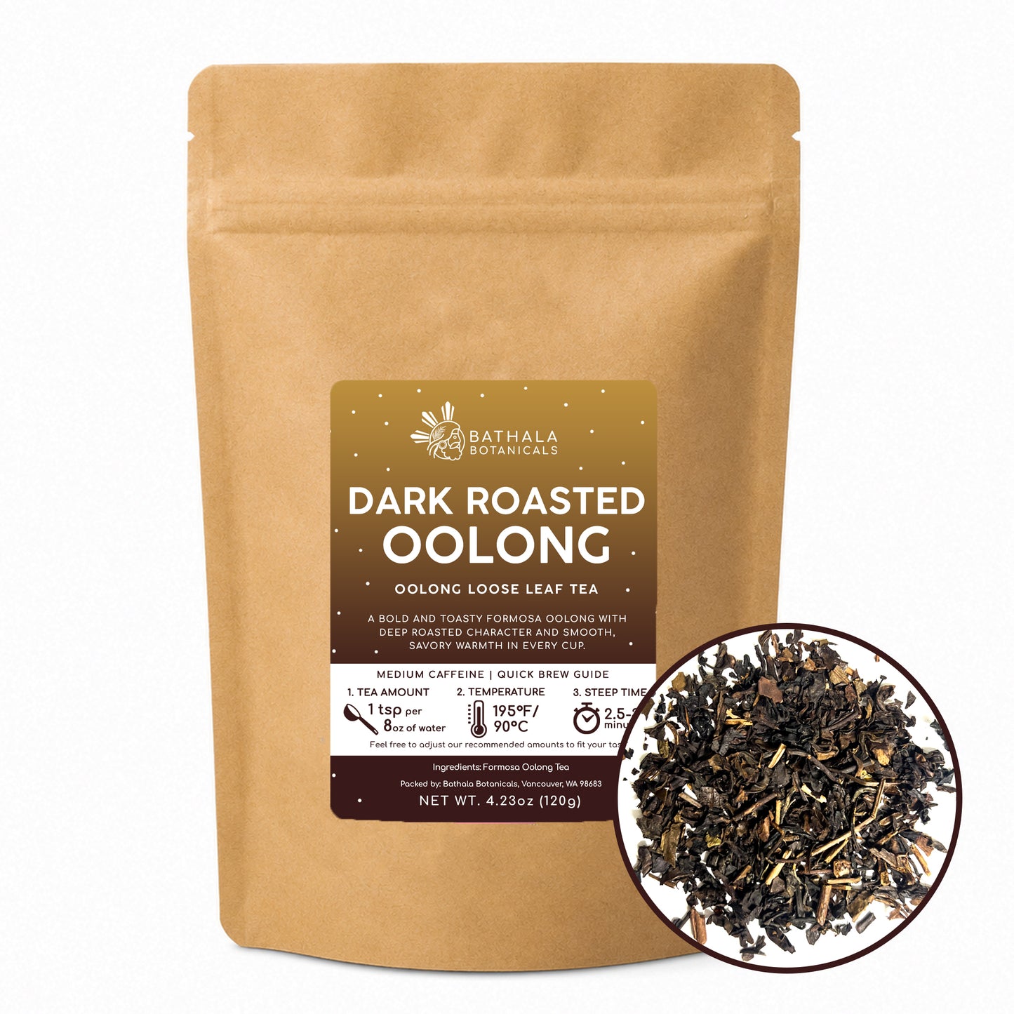 Dark Roasted Oolong Tea – Full-Bodied Loose Leaf Formosa Oolong