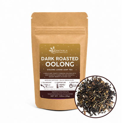 Dark Roasted Oolong Tea – Full-Bodied Loose Leaf Formosa Oolong