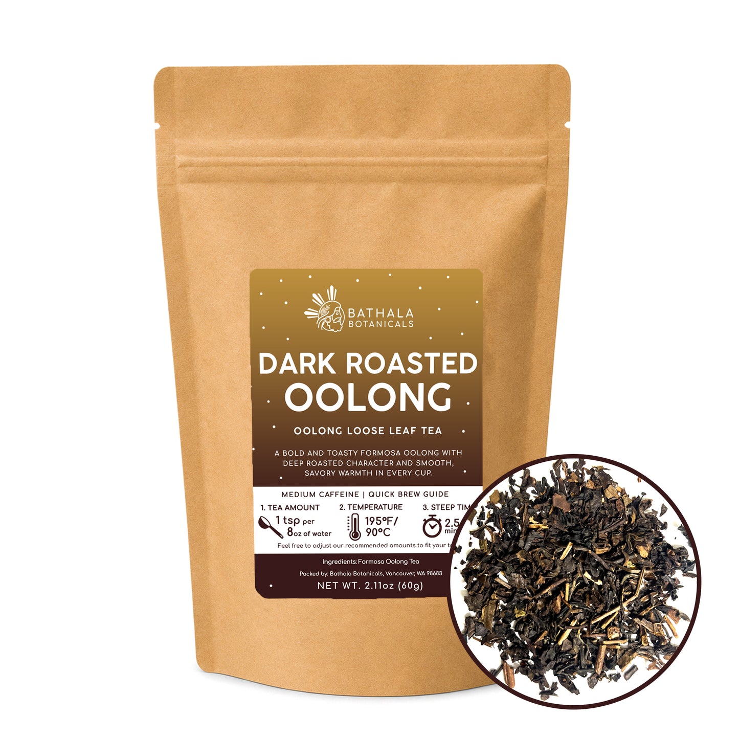 Dark Roasted Oolong Tea – Full-Bodied Loose Leaf Formosa Oolong