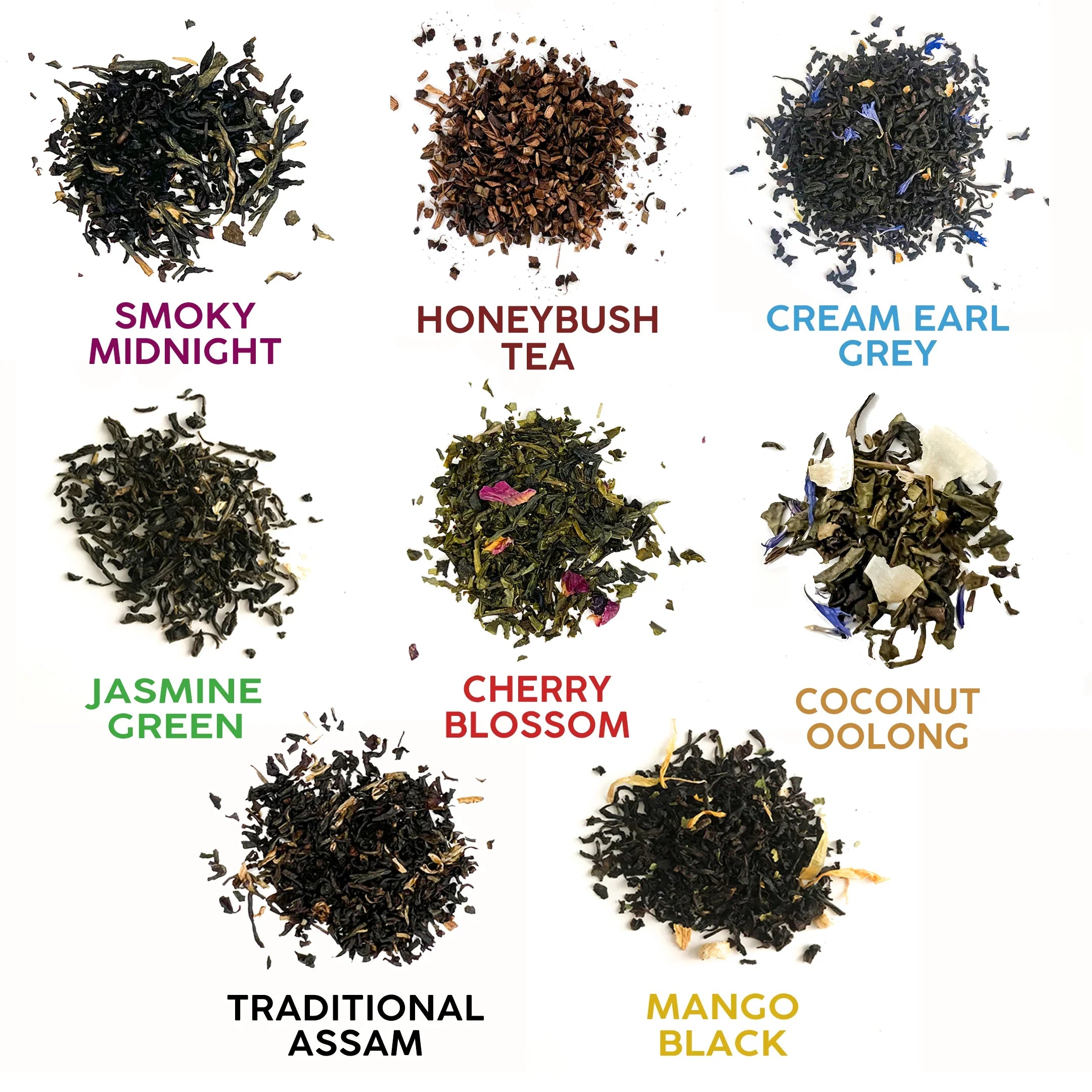 Loose Leaf Exotic Blends Tea Flight Sampler Pack - Bathala Botanicals