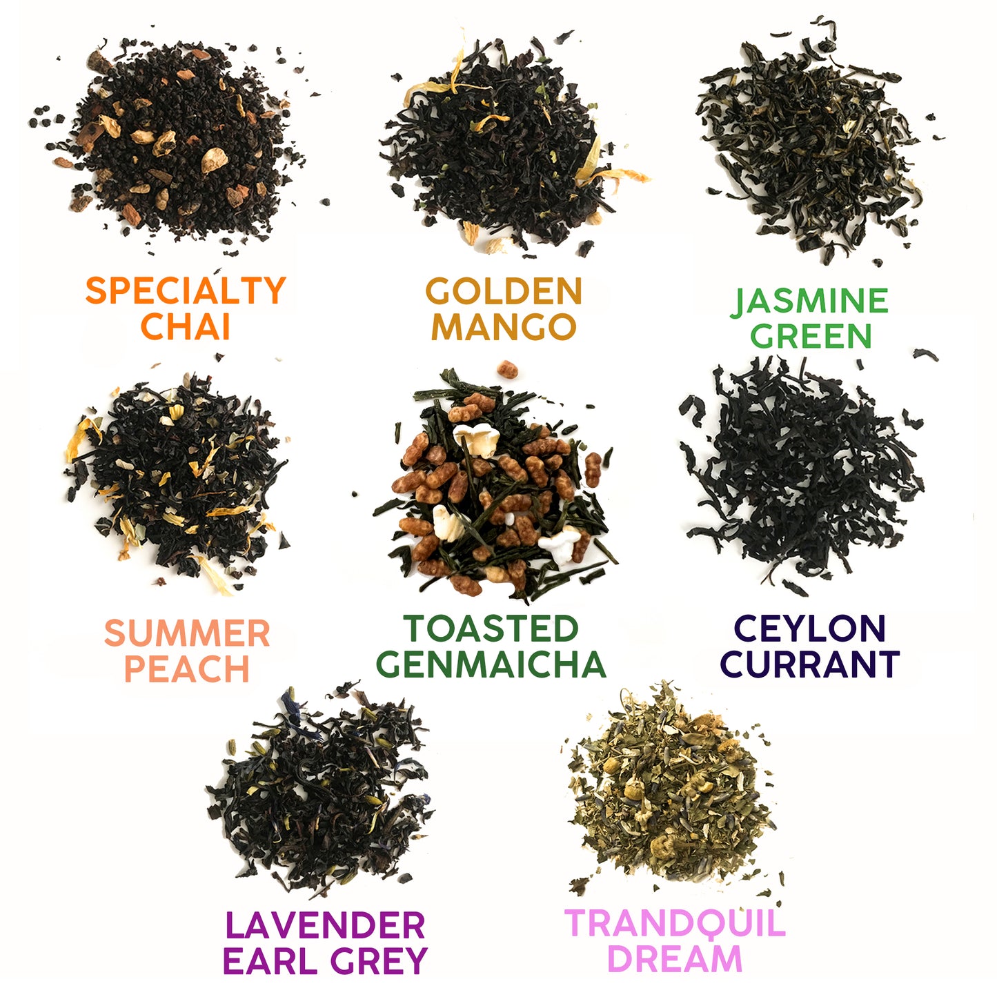 Flavorful Tea Flight Sampler – Loose Leaf Variety Pack of 8 Teas