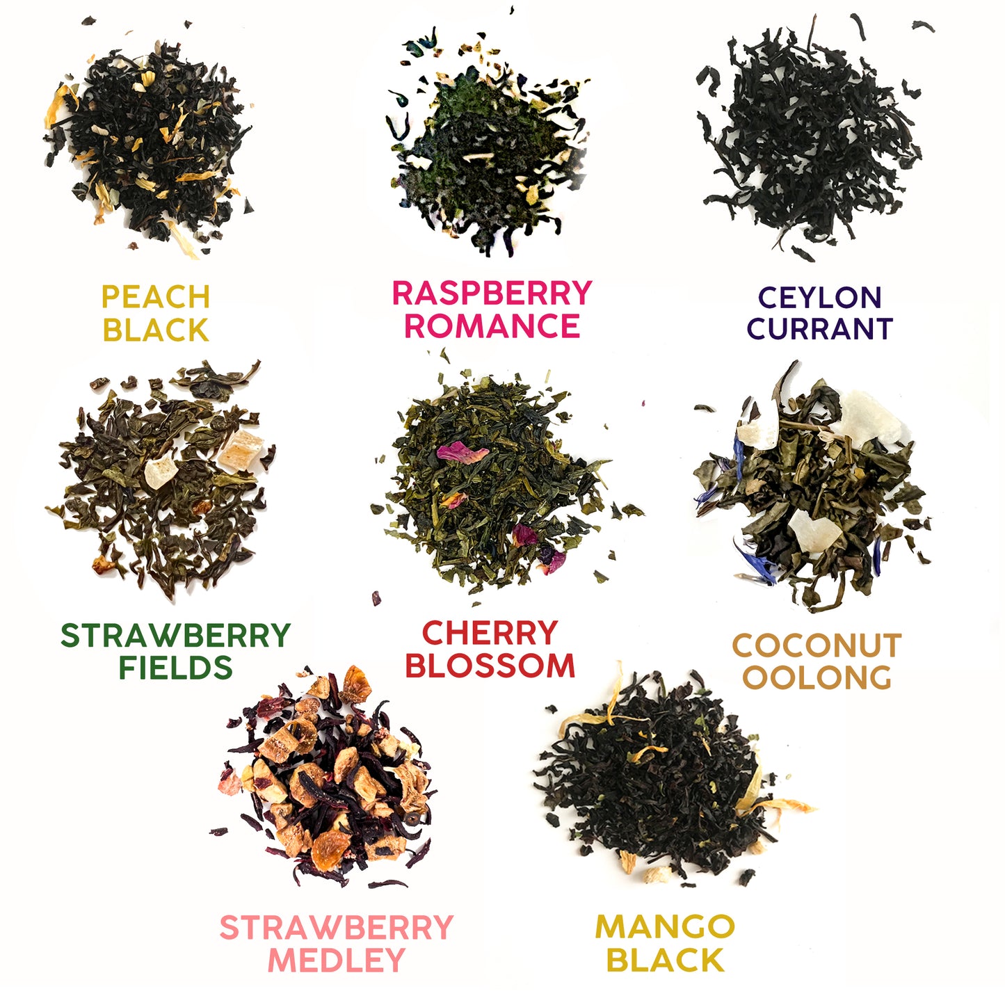 Loose Leaf Fruity Tea Collection Sampler Pack Bathala Botanicals - Choose Any 4 or All 8 - Tea Variety Pack - Tea Sample Pack - Tea Gift Set