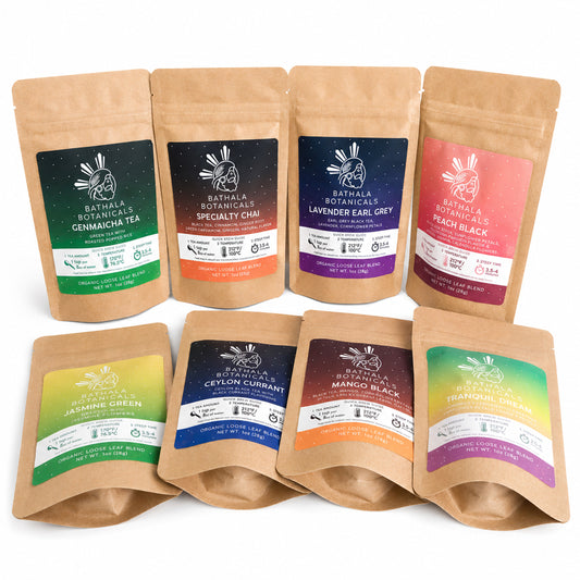 Flavorful Tea Flight Sampler – Loose Leaf Variety Pack of 8 Teas
