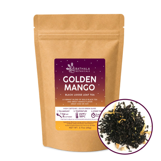 Golden Mango – Loose Leaf Black Tea with Natural Mango Flavor