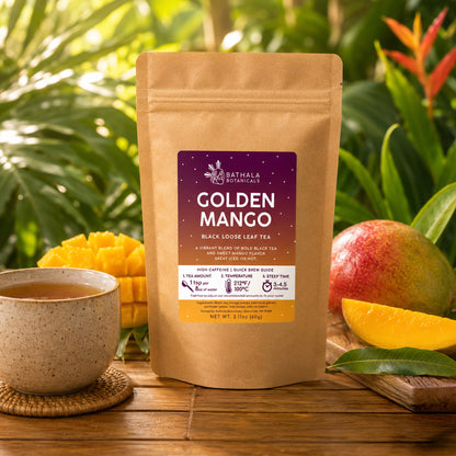 Golden Mango – Loose Leaf Black Tea with Natural Mango Flavor