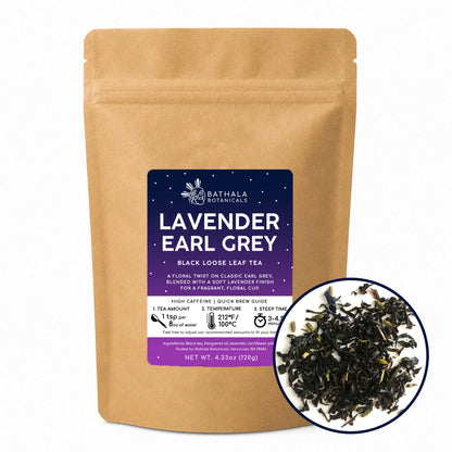 Lavender Earl Grey – Loose Leaf Black Tea with Lavender Flowers