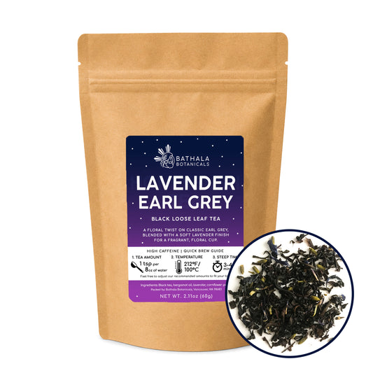Lavender Earl Grey – Loose Leaf Black Tea with Lavender Flowers