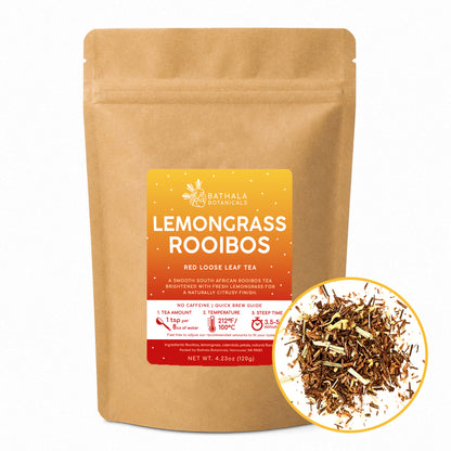 Lemongrass Rooibos – Caffeine-Free Herbal Red Tea Blend