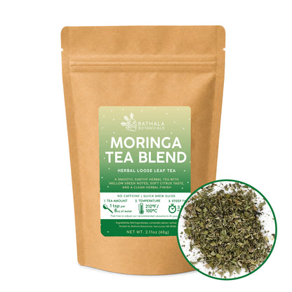 Moringa Tea Blend – Loose Leaf Herbal Superfood Tea