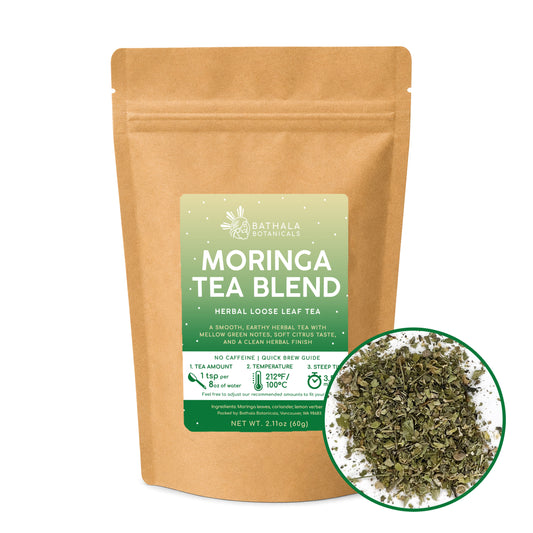 Moringa Tea Blend – Loose Leaf Herbal Superfood Tea