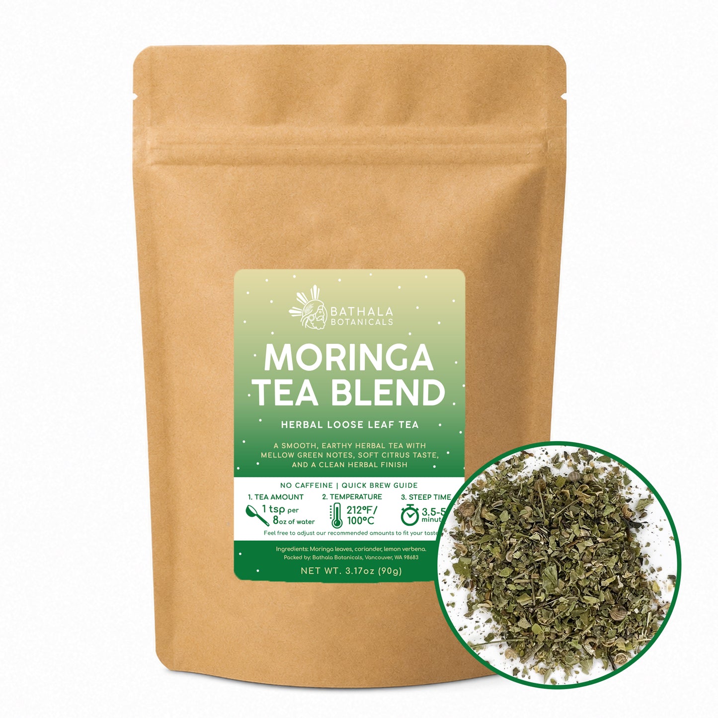 Moringa Tea Blend – Loose Leaf Herbal Superfood Tea