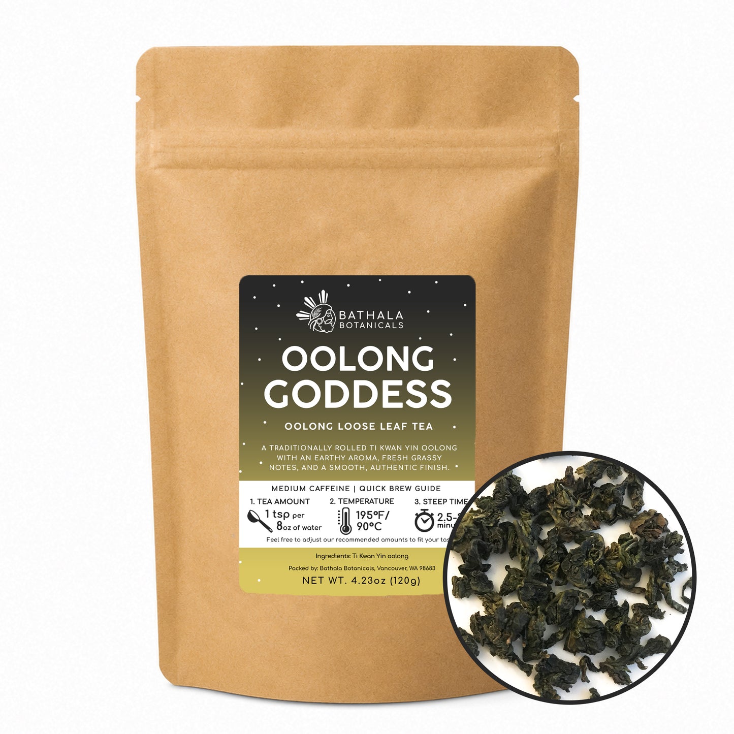 Oolong Goddess – Loose Leaf Ti Kwan Yin Oolong Tea