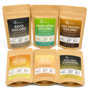 Oolong Tea Sampler – Loose Leaf Assortment of 6 Artisan Oolongs