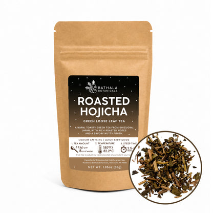 Roasted Hojicha Green Tea – Loose Leaf Japanese Tea with Toasted Nutty Flavor