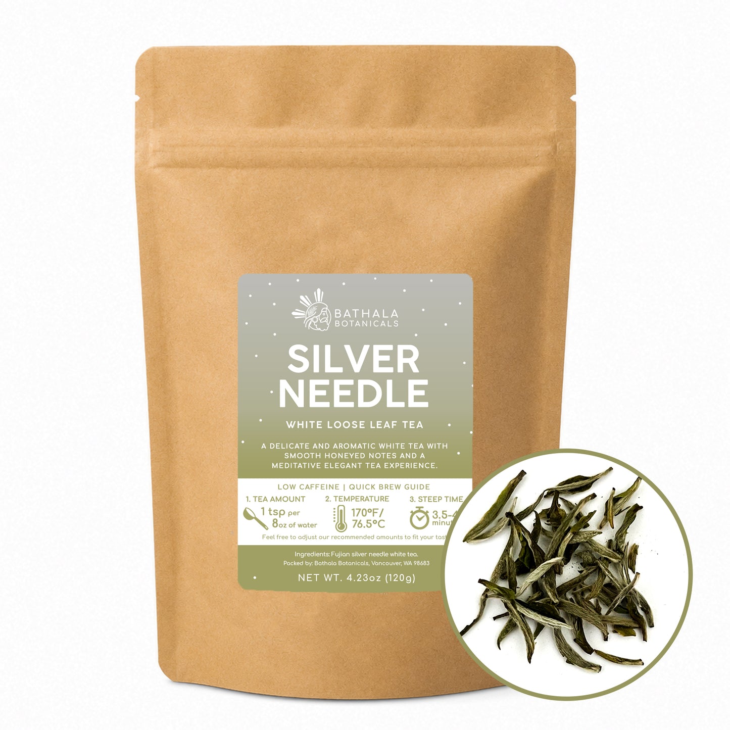 Silver Needle – Loose Leaf Premium White Tea with Delicate Honey Notes