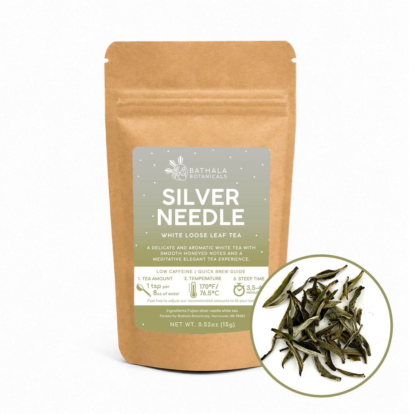 Silver Needle – Loose Leaf Premium White Tea with Delicate Honey Notes