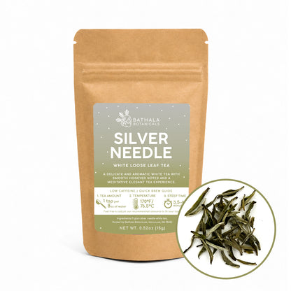 Silver Needle – Loose Leaf Premium White Tea with Delicate Honey Notes