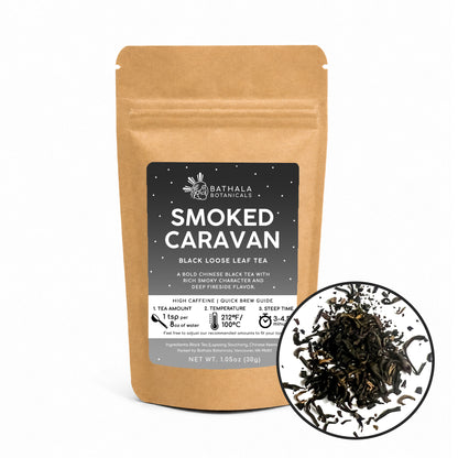 Smoked Caravan – Loose Leaf Chinese Black Tea with Bold Smoky Flavor