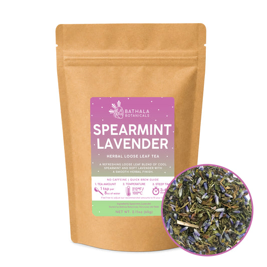 Spearmint Lavender – Loose Leaf Herbal Mint & Lavender Tea