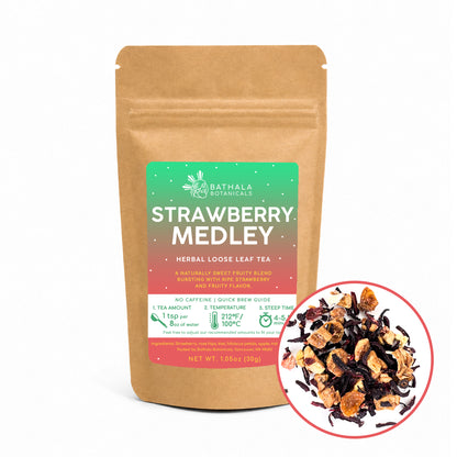 Herbal Decaf Tea Sampler – Loose Leaf Caffeine-Free Variety Pack of 8