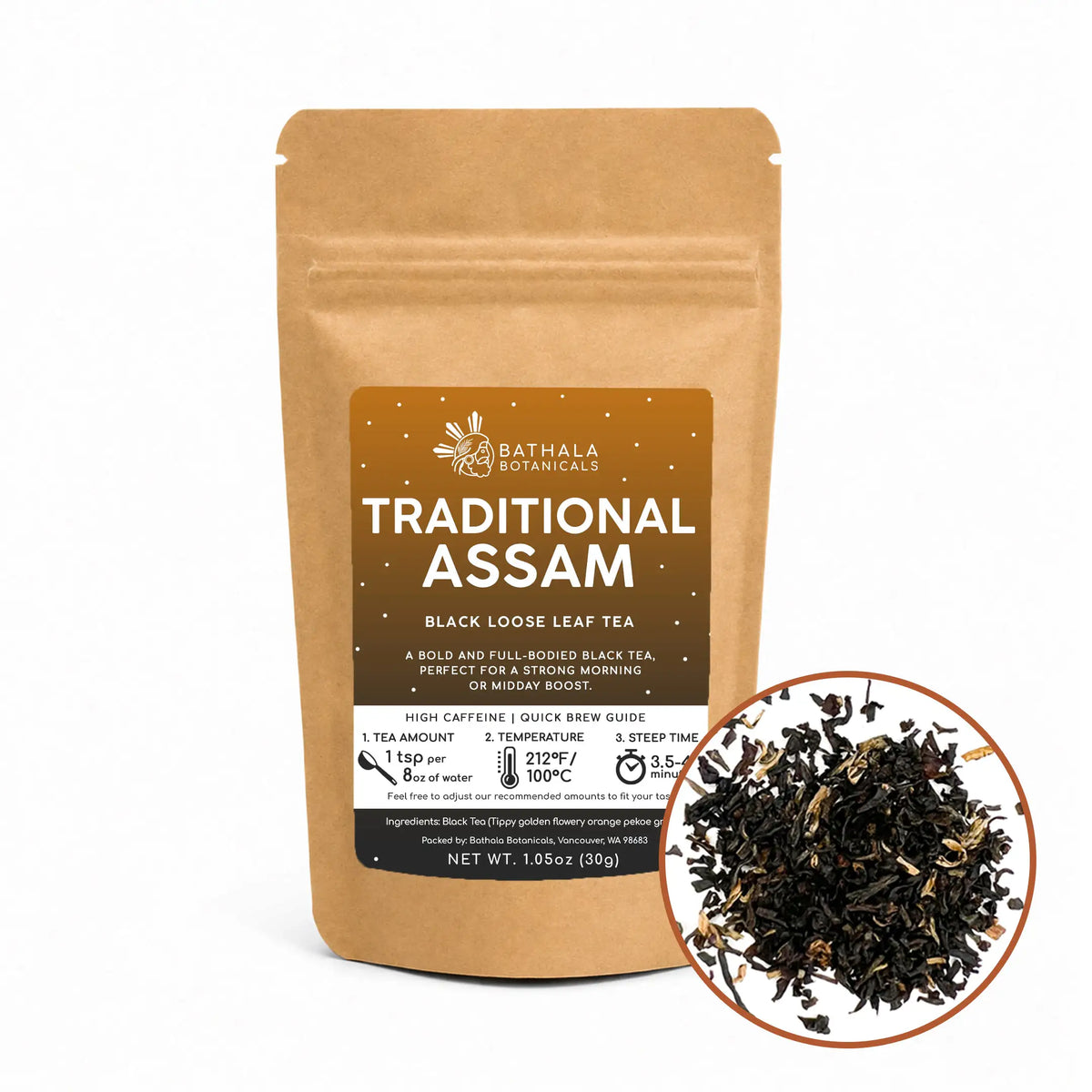 Father’s Day Tea Sampler – Loose Leaf Gift Set with 5 Teas & Stainless-Steel Infuser