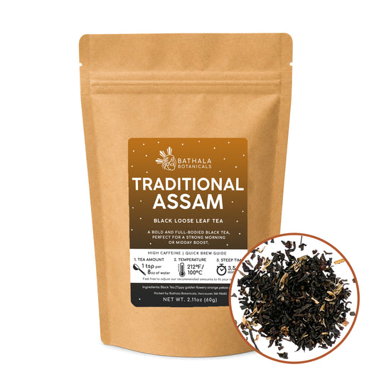 Traditional Assam – Loose Leaf Strong Black Tea with Bold Flavor