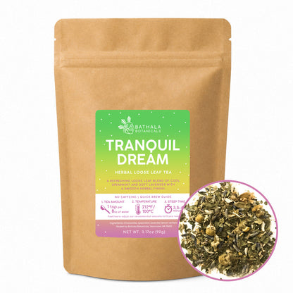 Tranquil Dream – Loose Leaf Herbal Tea with Chamomile & Lavender