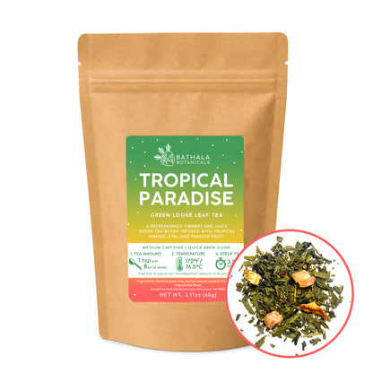Tropical Paradise – Loose Leaf Fruity Green Tea Blend