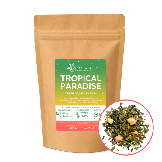 Tropical Paradise – Loose Leaf Fruity Green Tea Blend