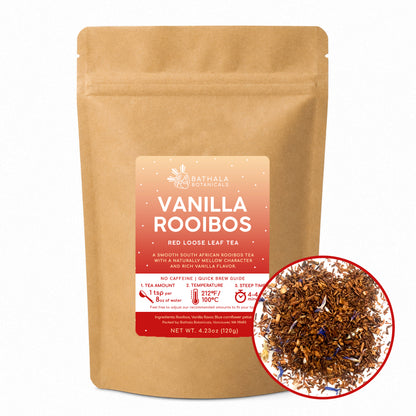 Vanilla Rooibos – Caffeine-Free Herbal Red Tea with Sweet Vanilla