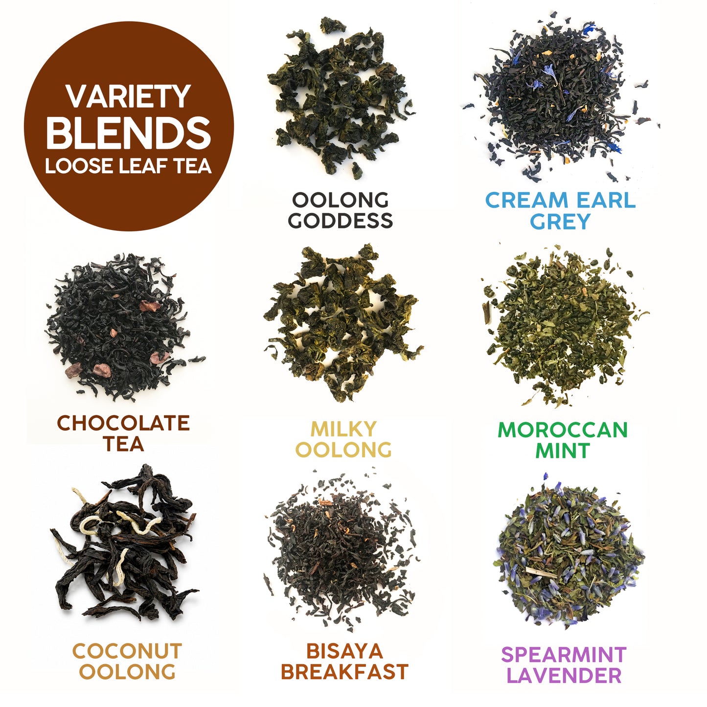 Loose Leaf Tea Sampler – Variety Pack of 8 Artisan Tea