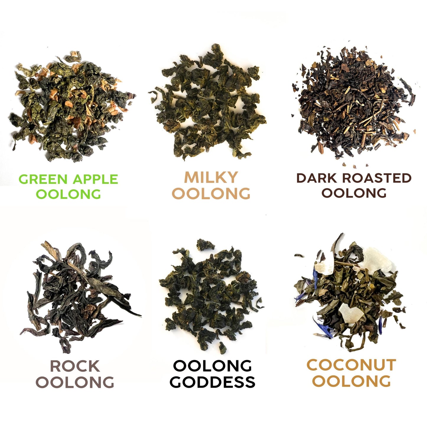 Loose Leaf Oolong Tea Assortment Sampler Pack Bathala Botanicals - Choose Any 3 or All 6 - Tea Variety Pack - Tea Sample Pack - Tea Gift Set