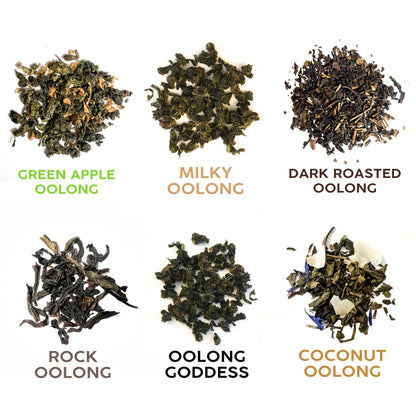 Loose Leaf Oolong Tea Assortment Sampler Pack Bathala Botanicals - Choose Any 3 or All 6 - Tea Variety Pack - Tea Sample Pack - Tea Gift Set