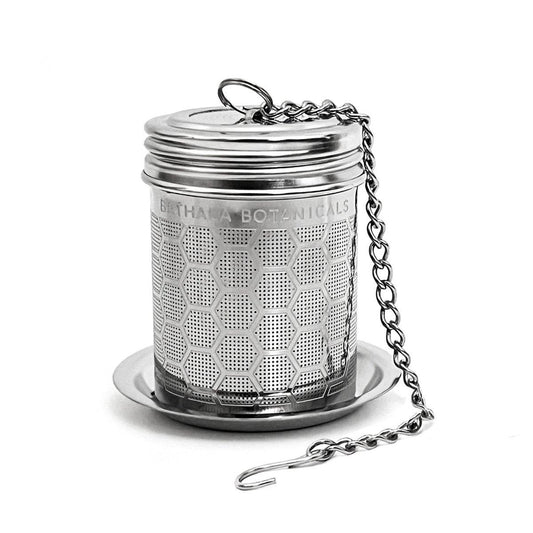 Bathala Botanicals Tea Strainer for Loose Tea - Extra Fine Mesh Tea Infuser, 304 Stainless-Steel, Loose Leaf Tea Steeper for All Tea Types - Bathala Botanicals