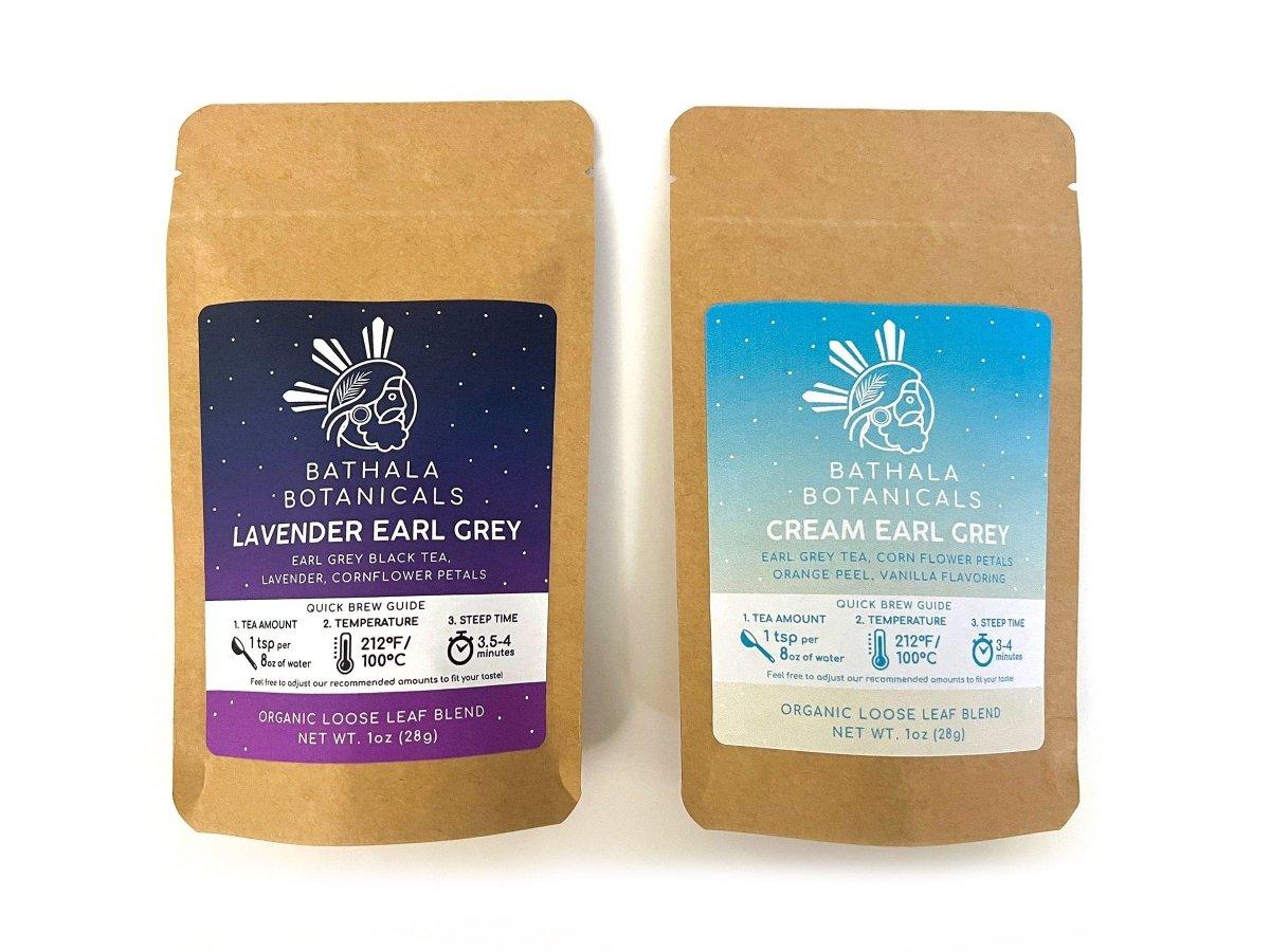 Loose Leaf Black Tea Assortments Sampler Pack Bathala Botanicals - Choose Any 4 or All 8 - Tea Variety Pack - Tea Sample Pack - Tea Gift Set - Bathala Botanicals