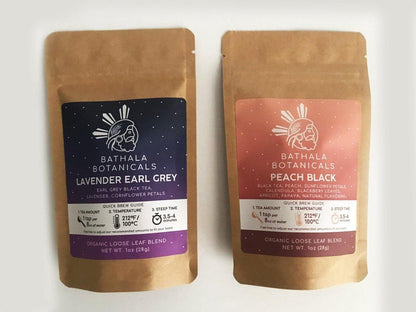 Loose Leaf Flavorful Tea Flight Sampler Pack Bathala Botanicals - Choose Any 4 or All 8 - Tea Variety Pack - Tea Sample Pack - Tea Gift Set - Bathala Botanicals