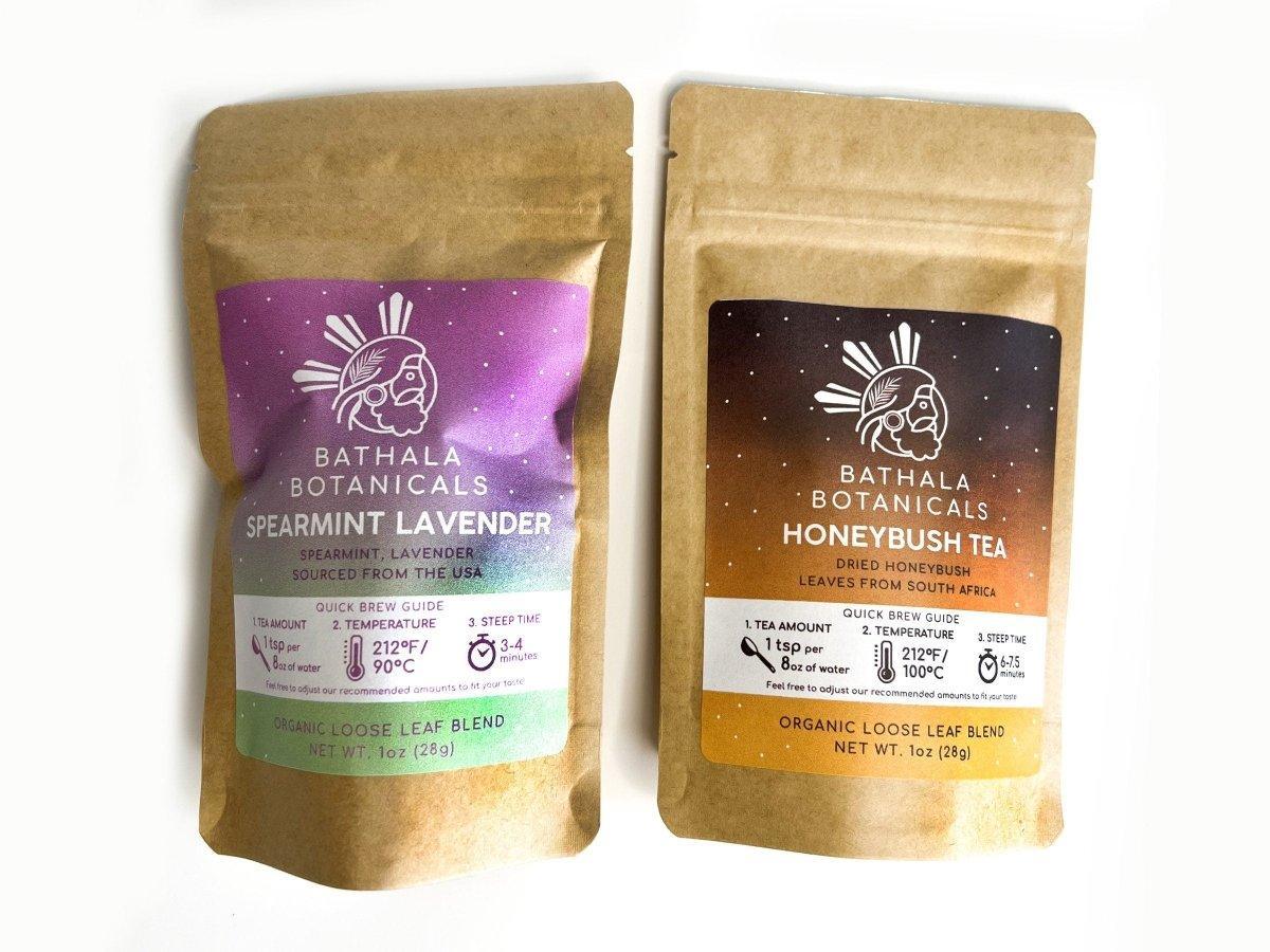 Herbal Decaf Tea Sampler – Caffeine-Free Loose Leaf Teas – Bathala ...