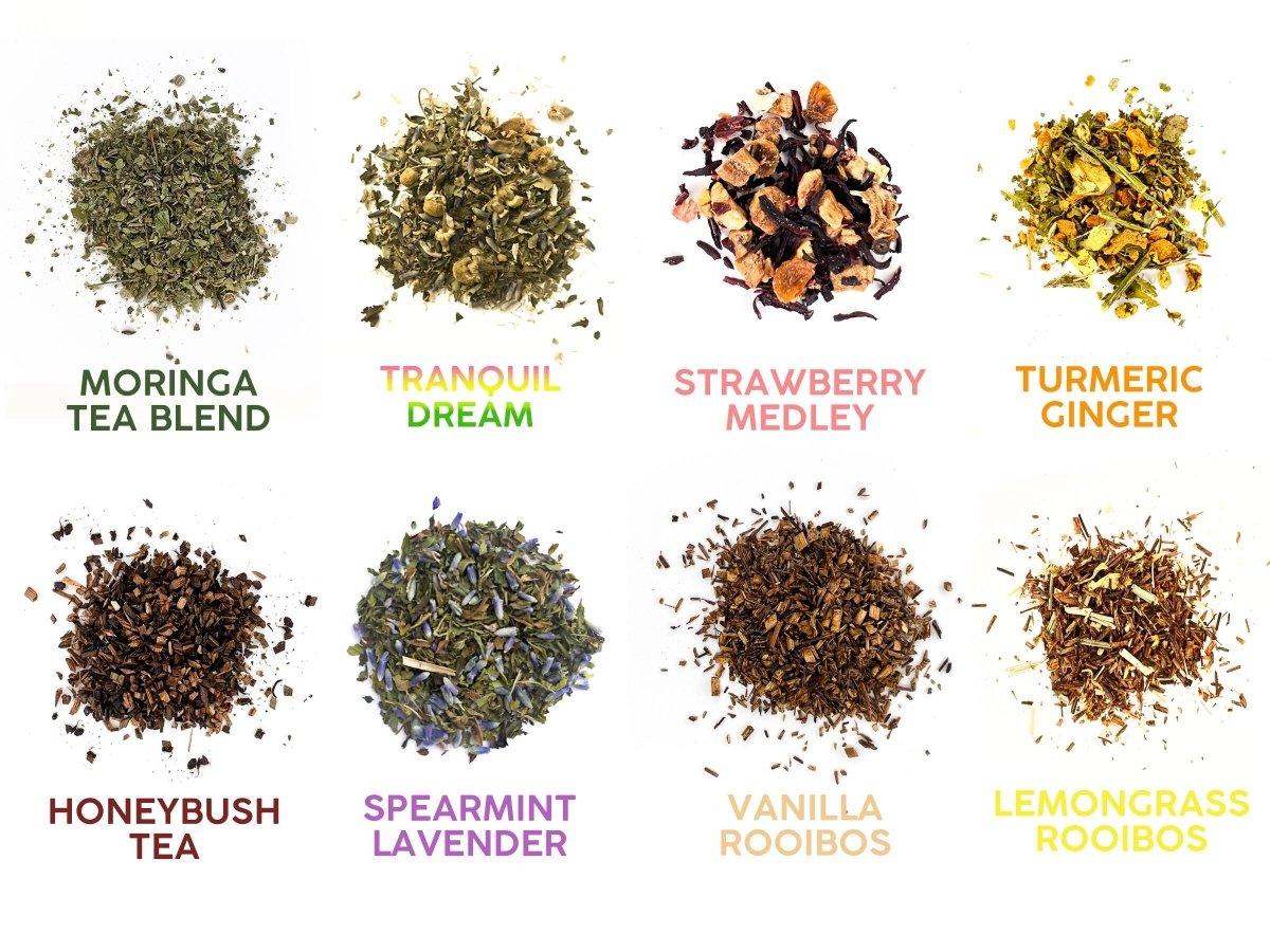 Loose Leaf Mix and Match Custom Made Tea Sampler Pack Bathala Botanicals - Choose Any Tea Variety Pack - Tea Sample Pack - Tea Gift Set - Bathala Botanicals