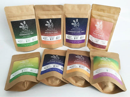 Loose Leaf Mix and Match Custom Made Tea Sampler Pack Bathala Botanicals - Choose Any Tea Variety Pack - Tea Sample Pack - Tea Gift Set - Bathala Botanicals