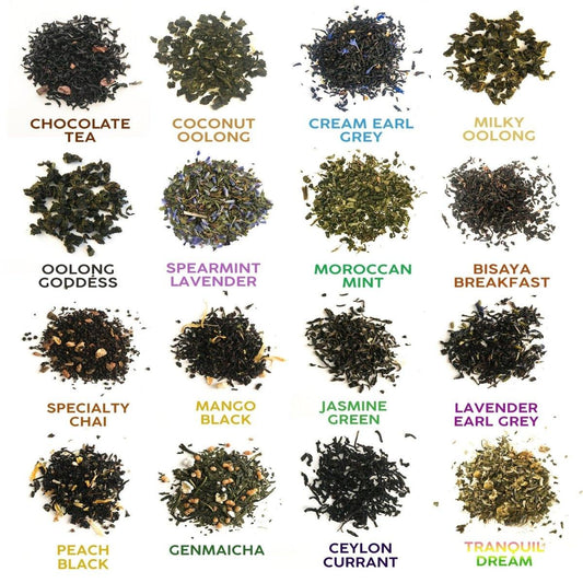 Loose Leaf Mix and Match Custom Made Tea Sampler Pack Bathala Botanicals - Choose Any Tea Variety Pack - Tea Sample Pack - Tea Gift Set - Bathala Botanicals