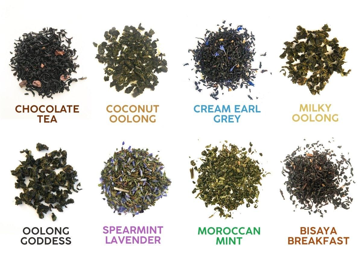 Loose Leaf Mix and Match Custom Made Tea Sampler Pack Bathala Botanicals - Choose Any Tea Variety Pack - Tea Sample Pack - Tea Gift Set - Bathala Botanicals